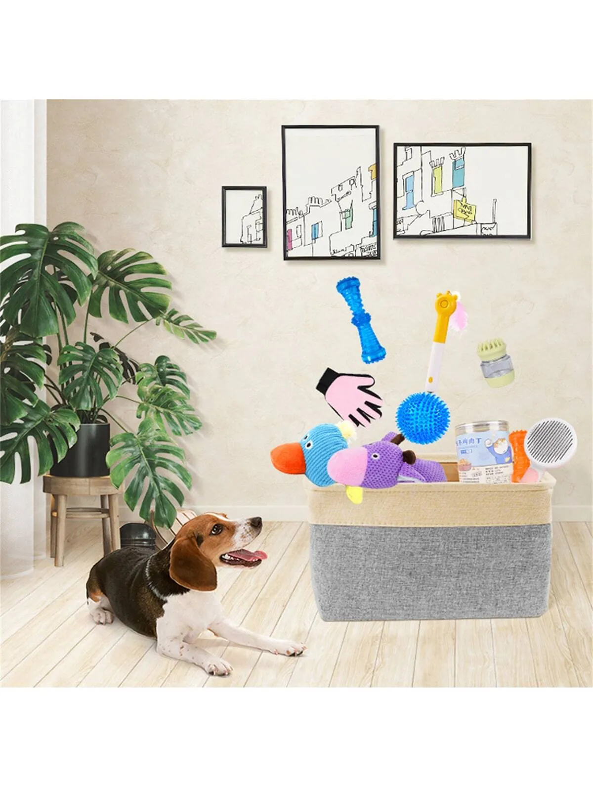 10pcs Random Plush Dog Sounding Toys