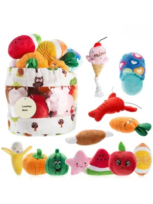 10pcs Random Plush Dog Sounding Toys