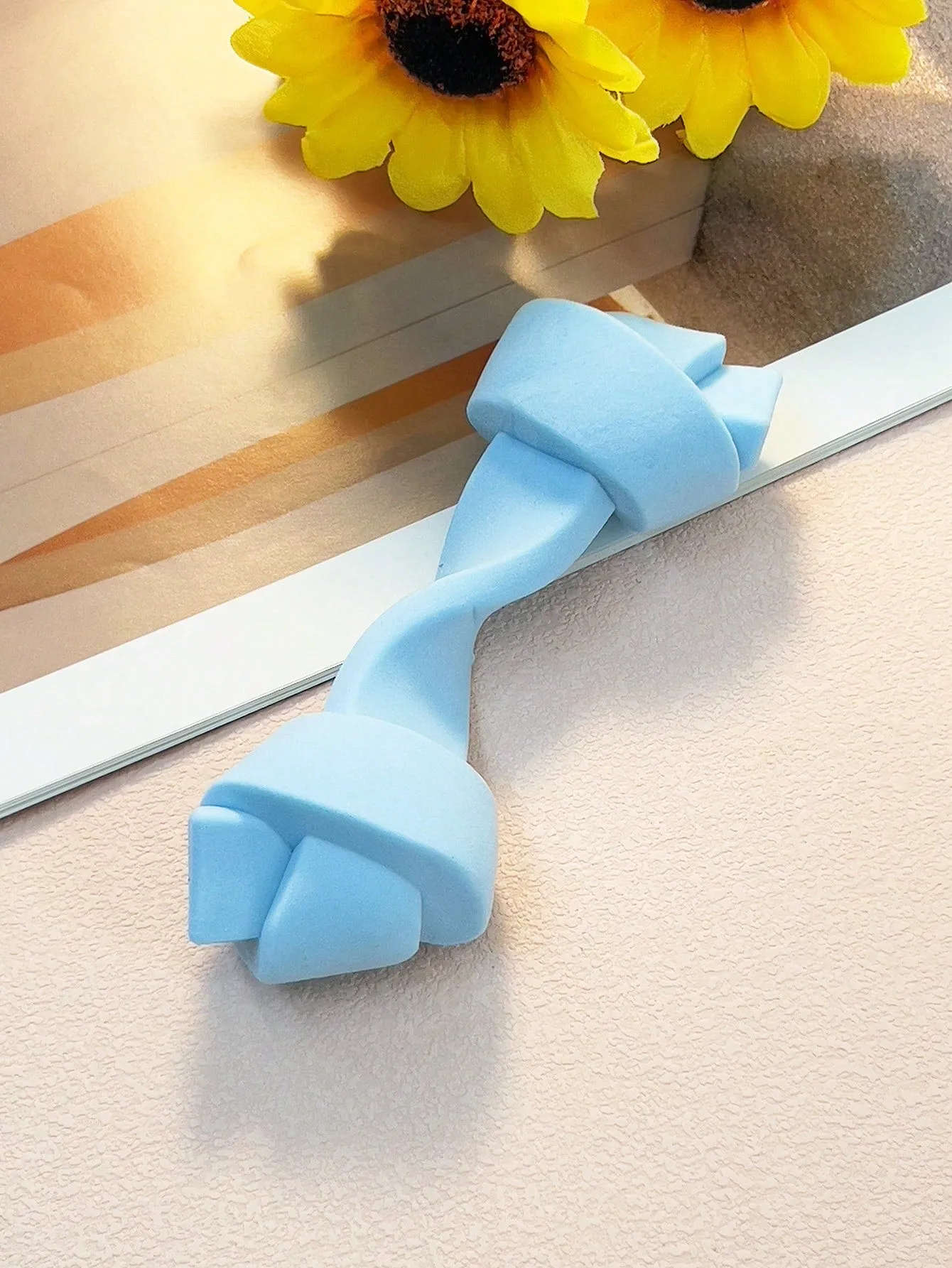1pc Pet Toy Durable Bite-Resistant Teeth Cleaning Stick For Medium Dogs, Puzzle Rubber Twisted & Chew Toy, Only For Pet Use