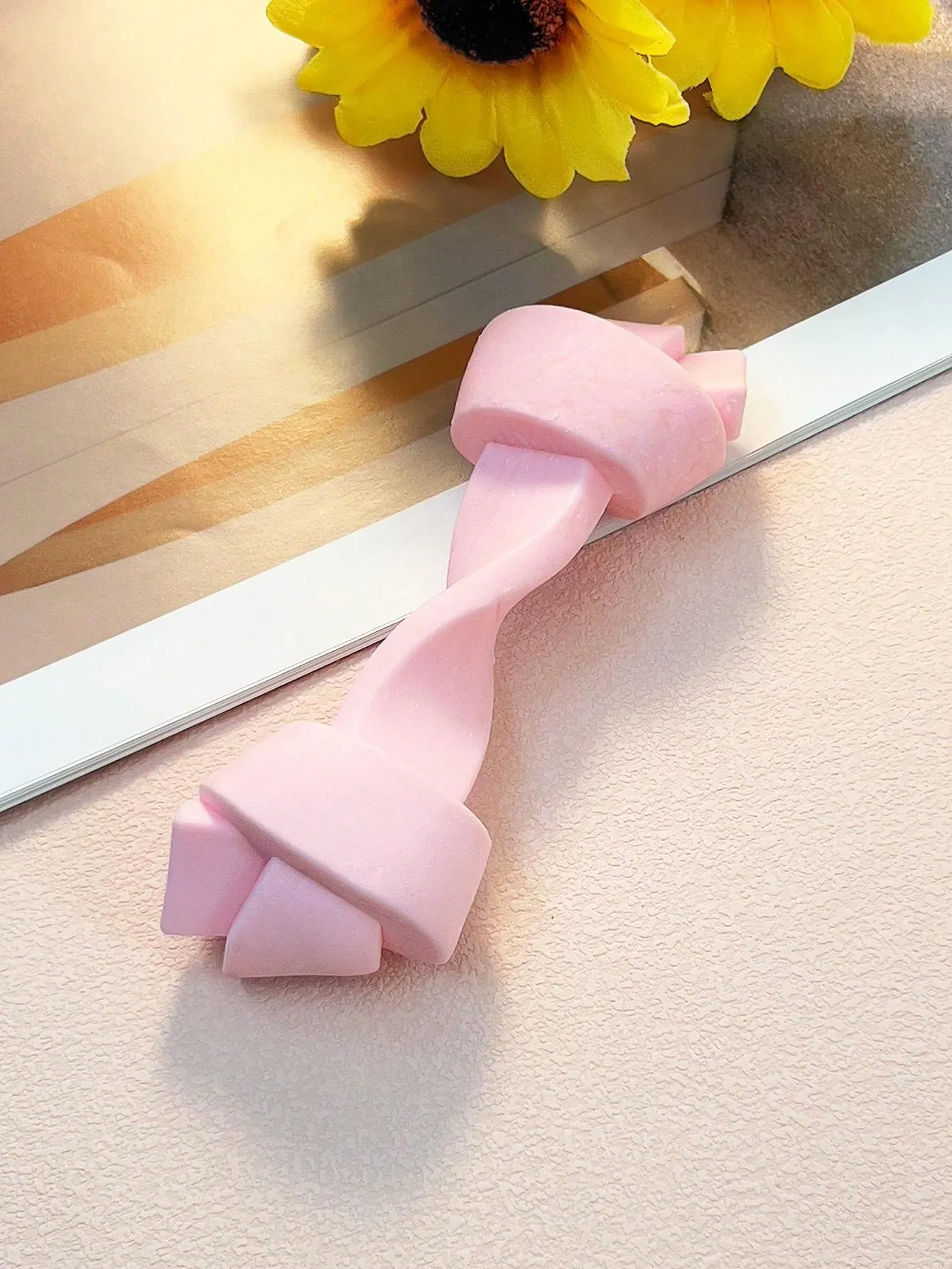 1pc Pet Toy Durable Bite-Resistant Teeth Cleaning Stick For Medium Dogs, Puzzle Rubber Twisted & Chew Toy, Only For Pet Use