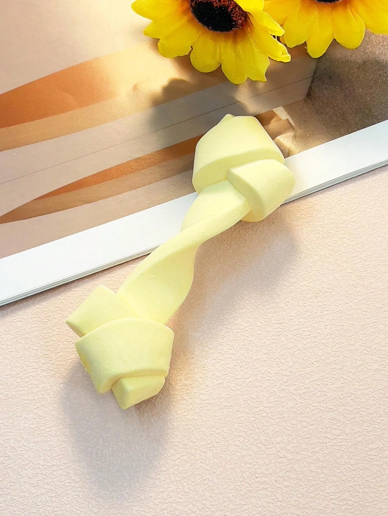 1pc Pet Toy Durable Bite-Resistant Teeth Cleaning Stick For Medium Dogs, Puzzle Rubber Twisted & Chew Toy, Only For Pet Use