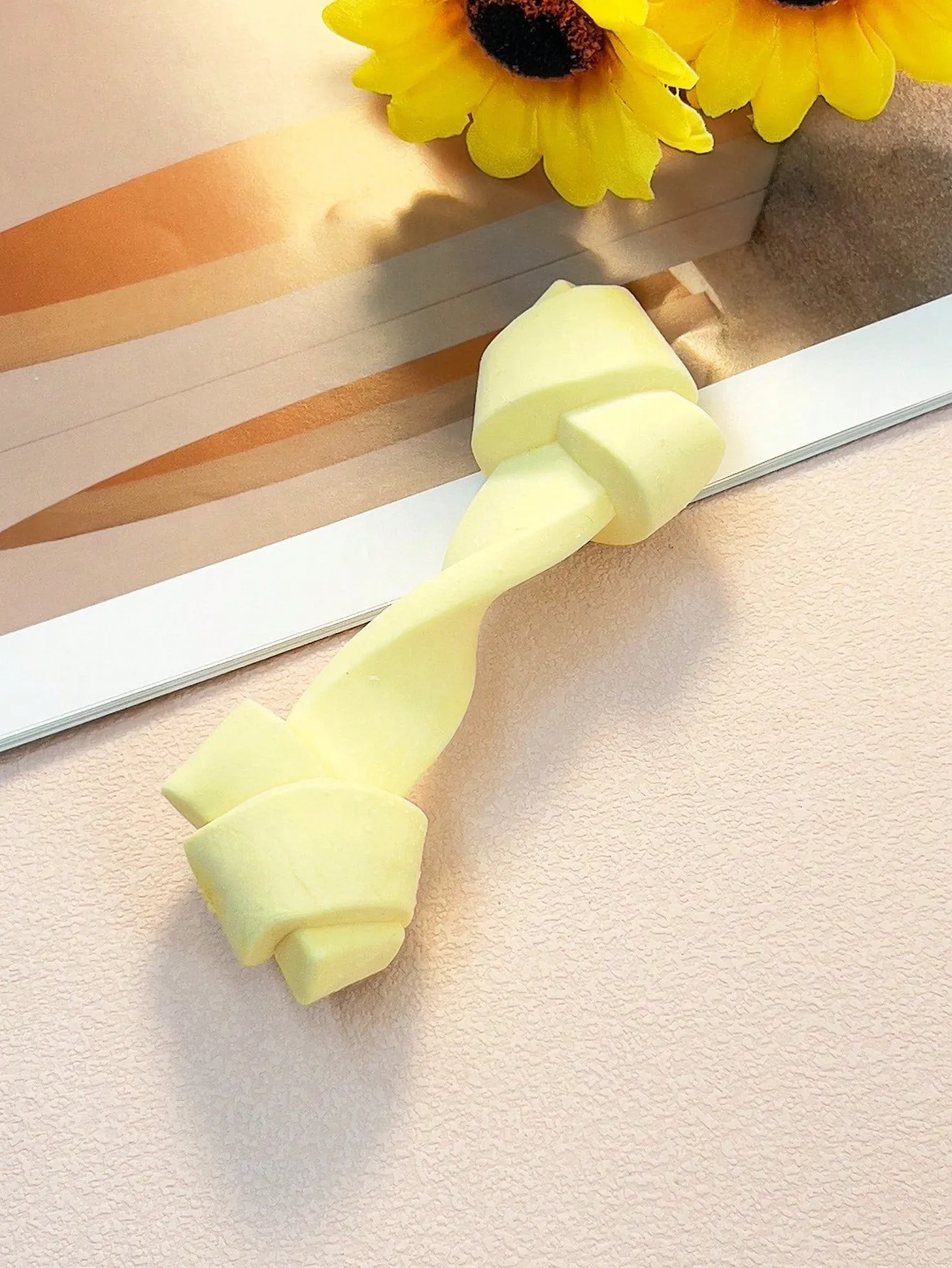1pc Pet Toy Durable Bite-Resistant Teeth Cleaning Stick For Medium Dogs, Puzzle Rubber Twisted & Chew Toy, Only For Pet Use