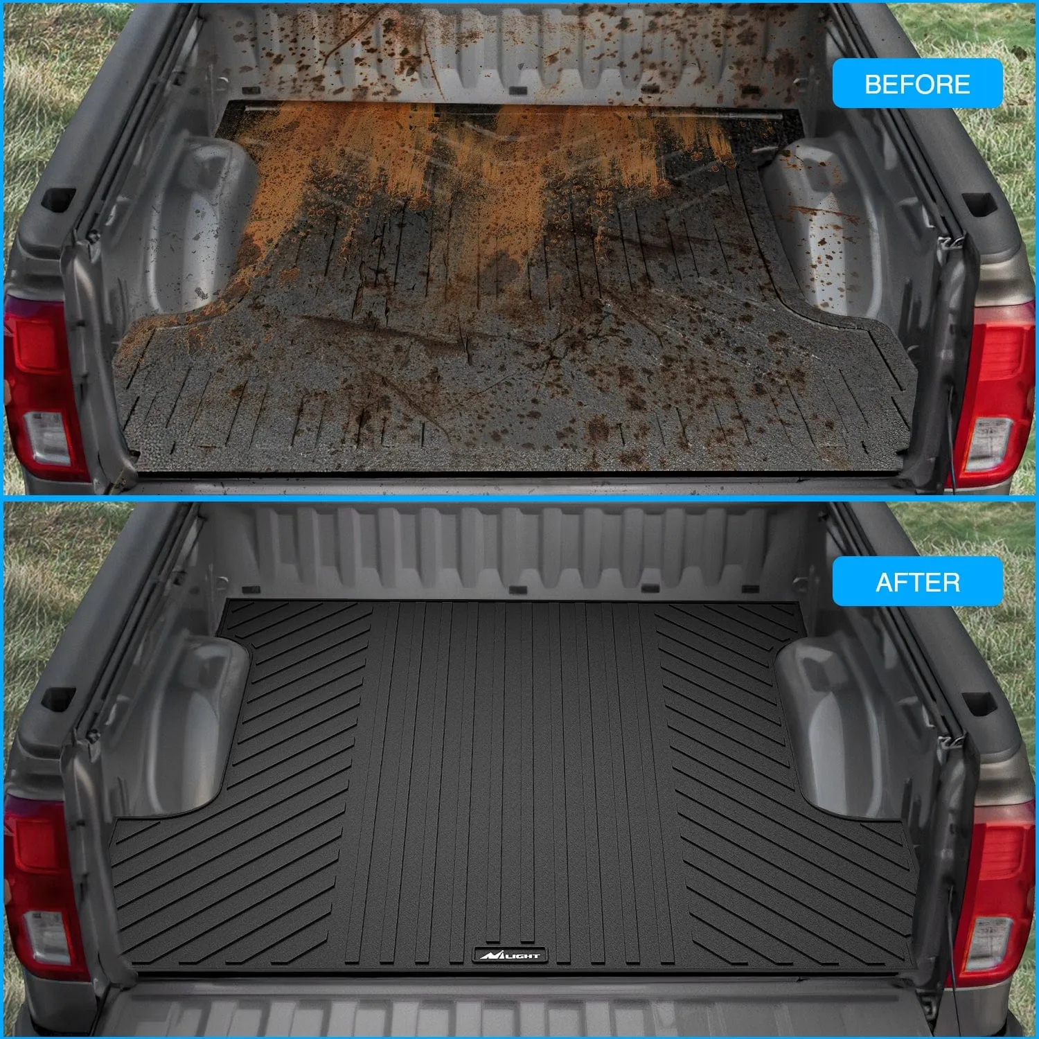 5.5ft Rubber Short Bed For 2015 2016 2017 2018 2019 2020 2021 2022 Ford F150 SuperCrew Cab