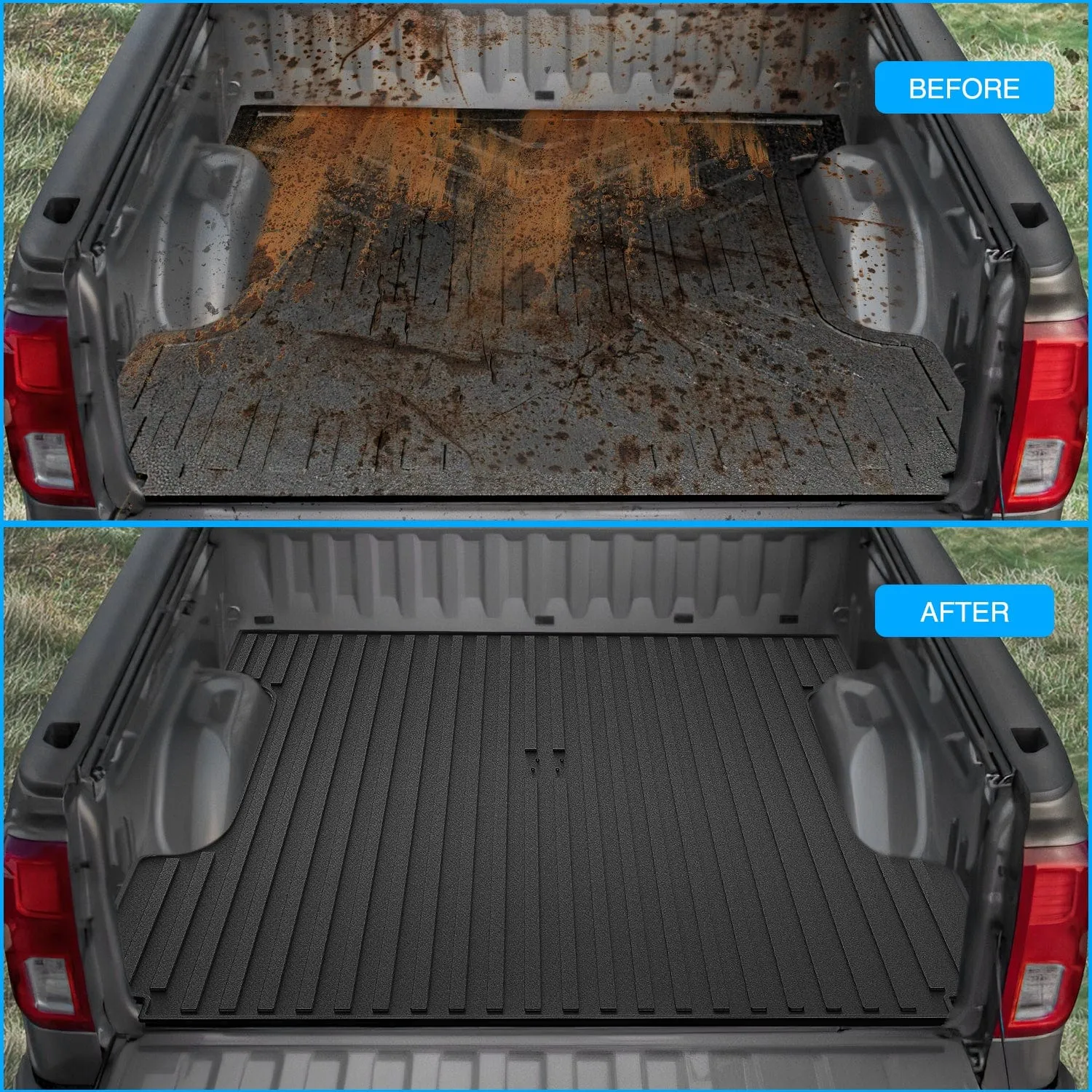 5.5ft Rubber Short Bed For Dodge Ram 2009-2018 1500/2500 3500