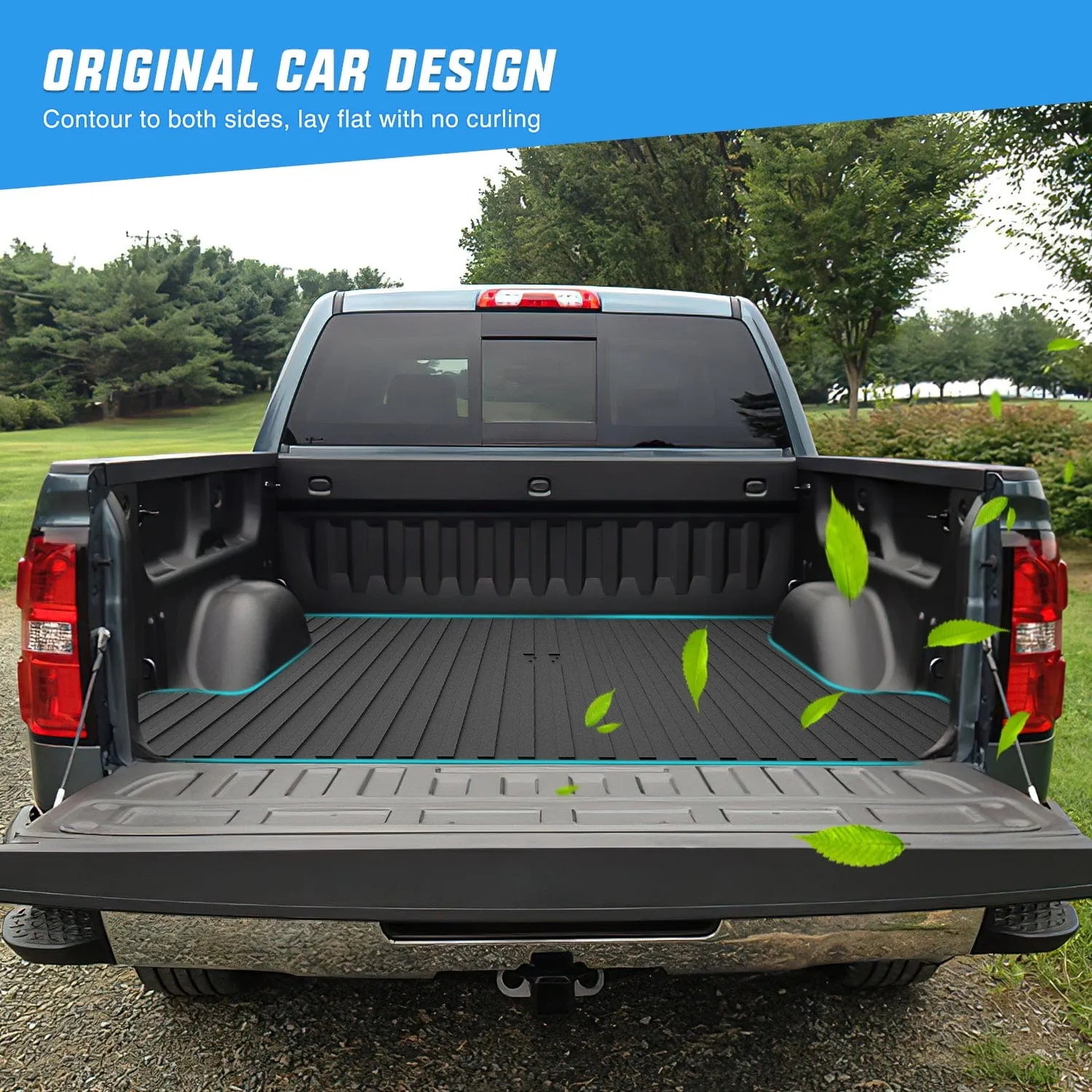 5.5ft Rubber Short Bed For Dodge Ram 2009-2018 1500/2500 3500