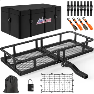 60 x 20 x 7.87 Inch Hitch Cargo Carrier Set