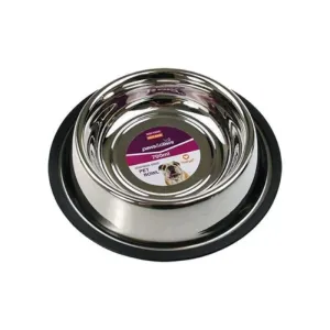 Black Stainless Steel Pet Bowl - 700ml