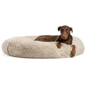 Calming Shag Vegan Fur Donut Cuddler - 45"x45"