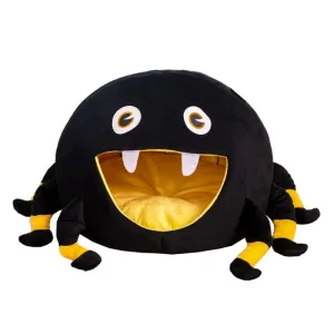 Cat Beds for Cats - Cute Spider Cat Cave - Warm and Soft Creative Pet Nest - Anti-Slip Bottom - Removable Cushion - Cat Tent