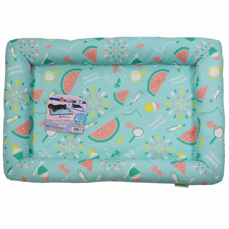 DoggyMan - Hayashi Sarara Feel Edged Summer Festival Water Resistent Pet Bed (Blue)