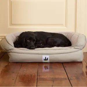 EZ Wash Fleece Memory Foam Pet Bed with Headrest