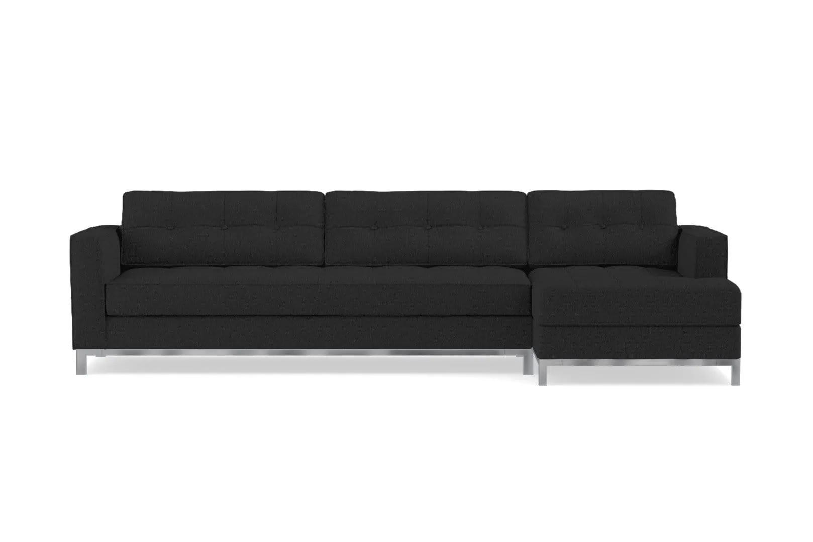 Fillmore 2pc Sleeper Sectional :: Configuration: RAF - Chaise on the Right / Sleeper Option: Memory Foam Mattress