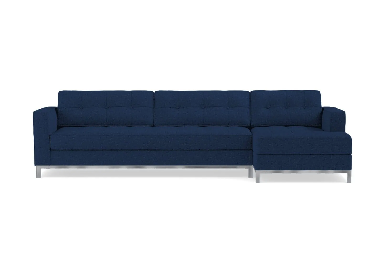 Fillmore 2pc Sleeper Sectional :: Configuration: RAF - Chaise on the Right / Sleeper Option: Memory Foam Mattress