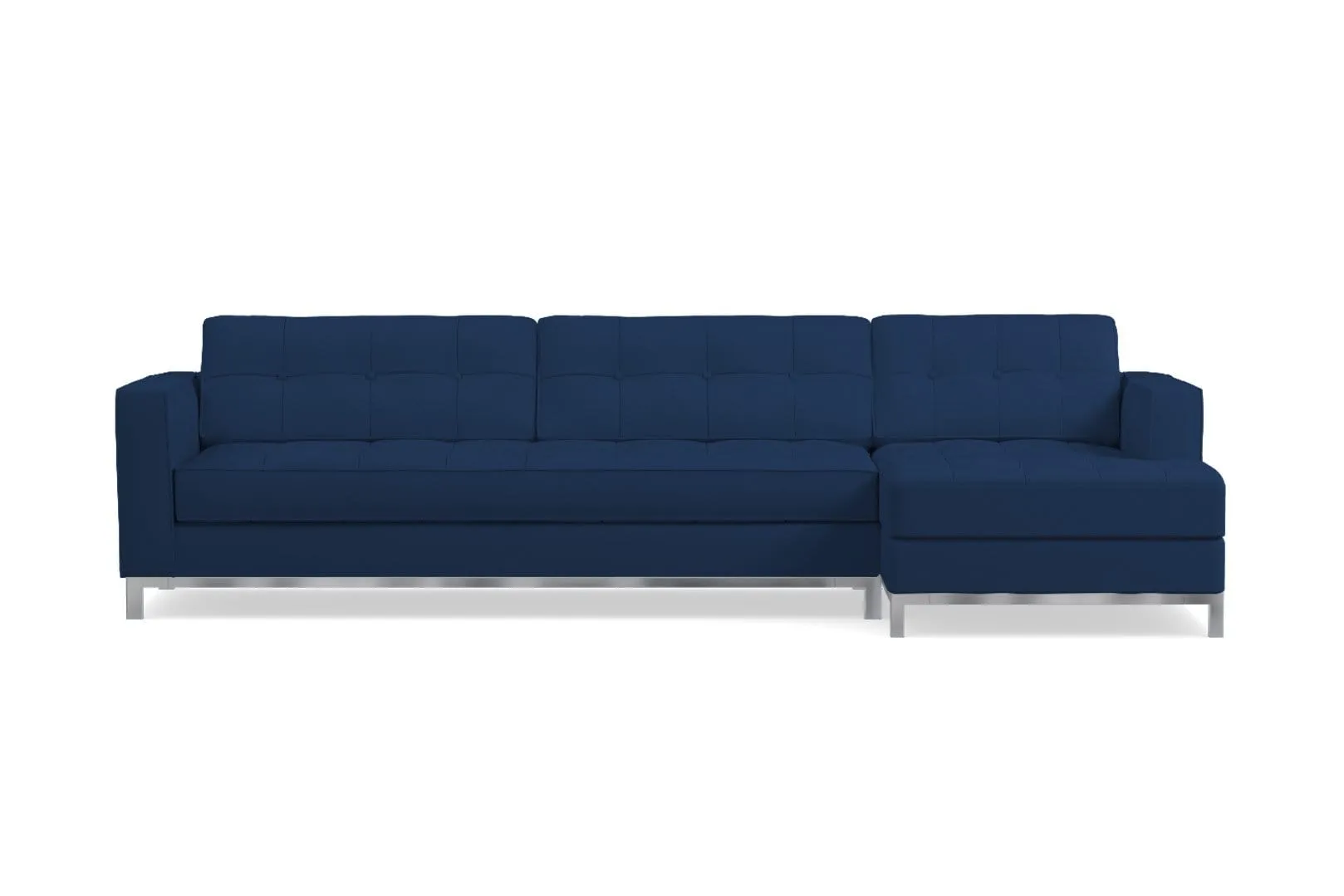 Fillmore 2pc Sleeper Sectional :: Configuration: RAF - Chaise on the Right / Sleeper Option: Memory Foam Mattress