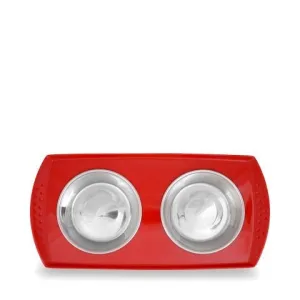 Kate & Ox - Elevated Feeder - Red - 350ml