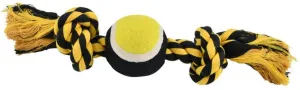 Nuts for Knots 2 Knot Rope with Tennis Ball, Assorted, 10"