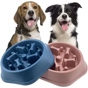 Pet Anti-Gulping Slow Feeder Bowl