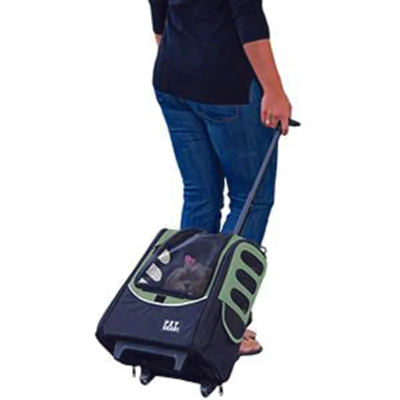 Pet Gear, I-GO2 (Escort) 5-in-1 Pet Carrier [Backpack/Tote/Roller Bag/Car Seat]