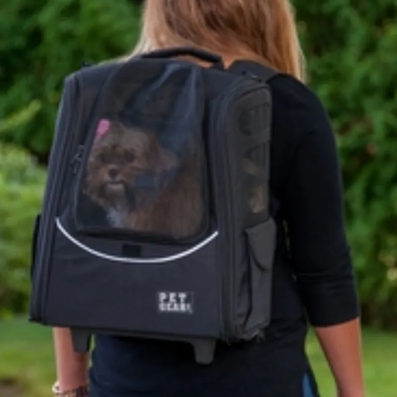 Pet Gear, I-GO2 (Escort) 5-in-1 Pet Carrier [Backpack/Tote/Roller Bag/Car Seat]