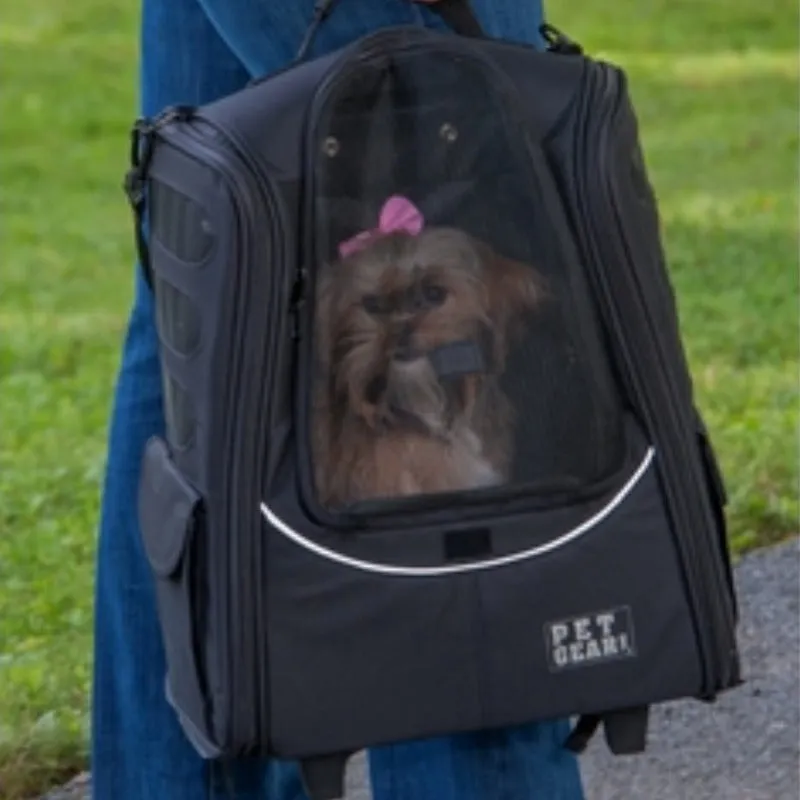 Pet Gear, I-GO2 (Escort) 5-in-1 Pet Carrier [Backpack/Tote/Roller Bag/Car Seat]