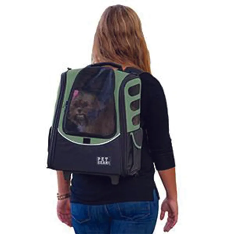 Pet Gear, I-GO2 (Escort) 5-in-1 Pet Carrier [Backpack/Tote/Roller Bag/Car Seat]
