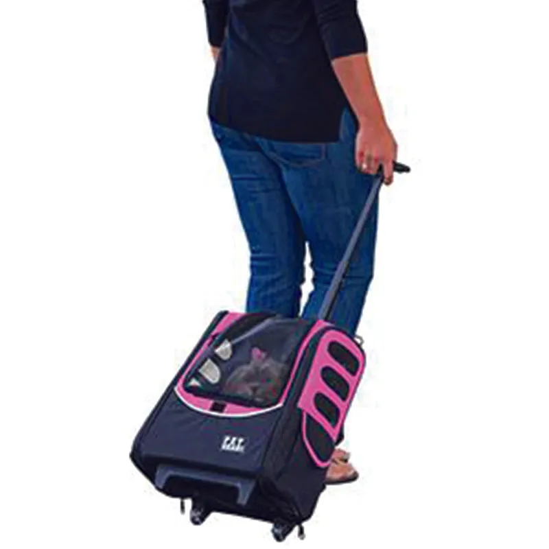 Pet Gear, I-GO2 (Escort) 5-in-1 Pet Carrier [Backpack/Tote/Roller Bag/Car Seat]