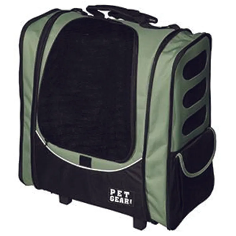Pet Gear, I-GO2 (Escort) 5-in-1 Pet Carrier [Backpack/Tote/Roller Bag/Car Seat]