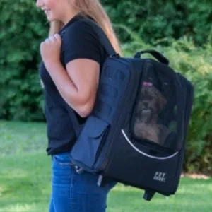 Pet Gear, I-GO2 (Escort) 5-in-1 Pet Carrier [Backpack/Tote/Roller Bag/Car Seat]