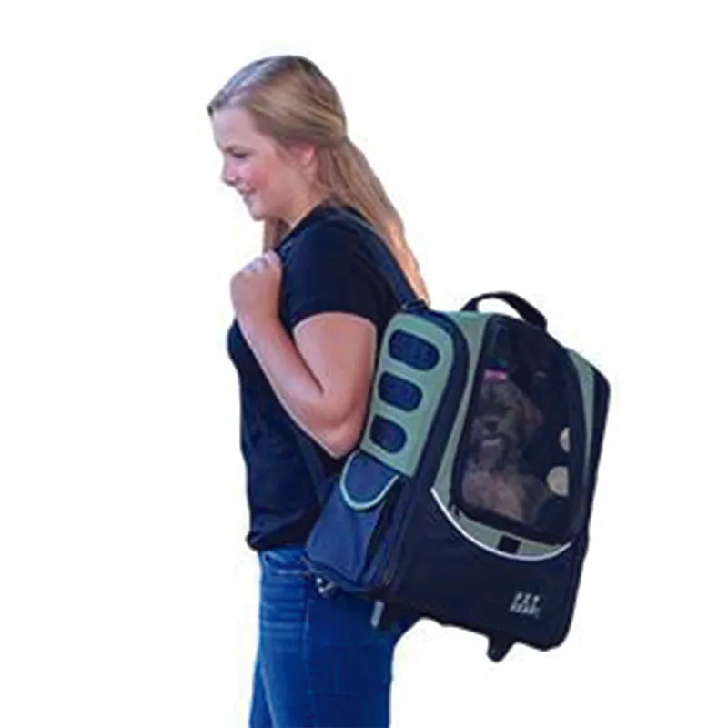 Pet Gear, I-GO2 (Escort) 5-in-1 Pet Carrier [Backpack/Tote/Roller Bag/Car Seat]
