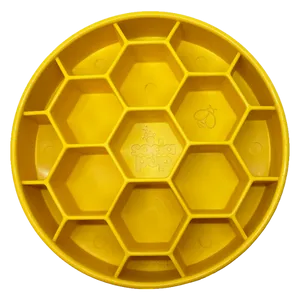 SodaPup Honeycomb Design Enrichment Slow Feeder Bowl for Dogs
