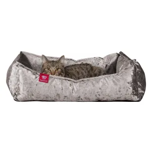 The Cat Bed - Memory Foam Cat Bed - Glitz Silver