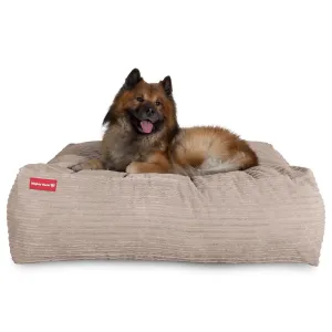 The Crash Pad  - Memory Foam Dog Bed - Cord Mink